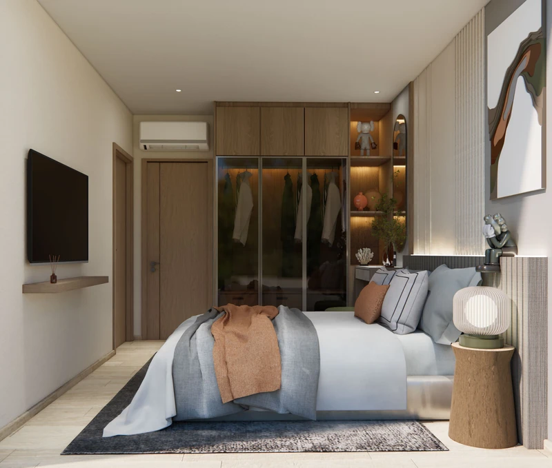 Saint Tropez Naithon — планировка B1 49.85 м²: санузел