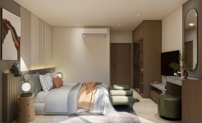Saint Tropez Naithon — планировка B2 66.4 м²: санузел