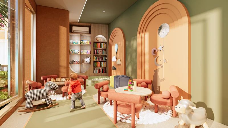 Saint Tropez Naithon — the kids club play area
